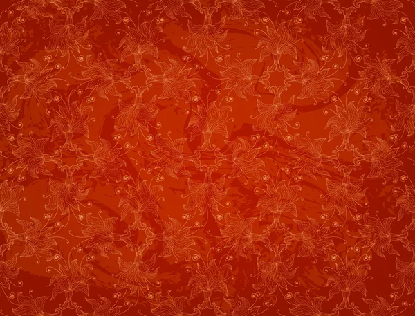 Fond rouge grunge sans couture — Image vectorielle
