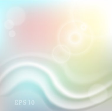 güneş ışığı ve dalga yamalar ile arka plan.