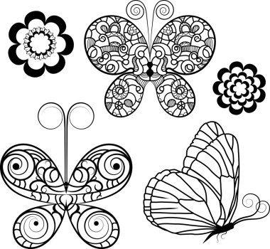 Soyut altın çiçek.