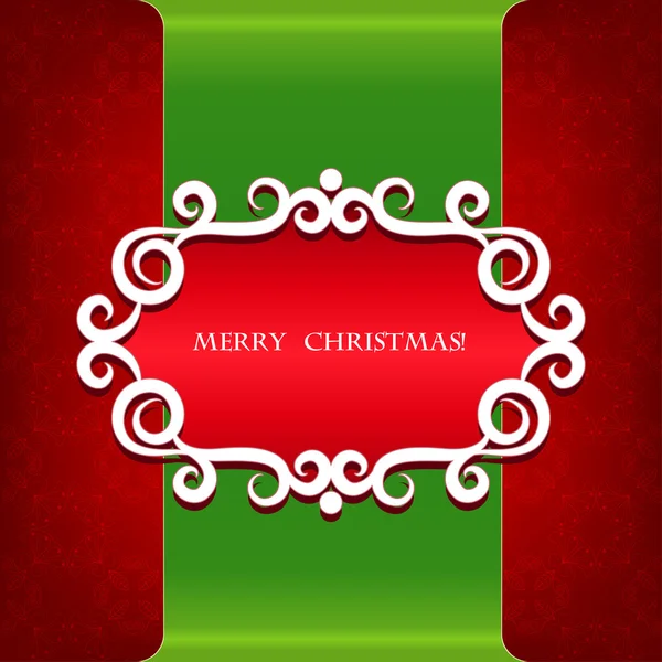 Carte de Noël classique . — Image vectorielle