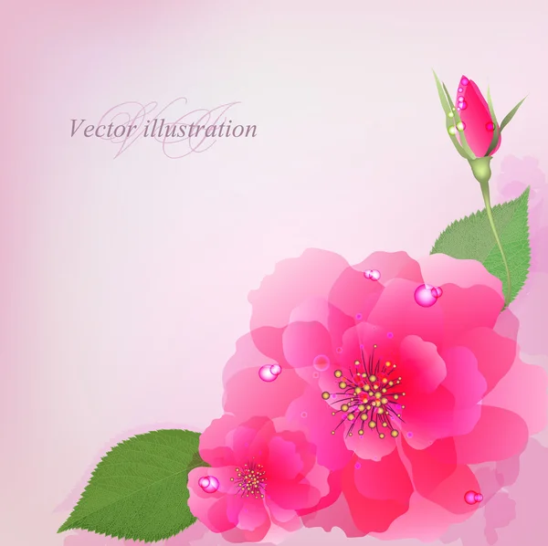 Flor dorada abstracta . — Vector de stock