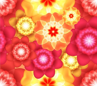 papel tapiz floral muy brillante, de patrones sin fisuras