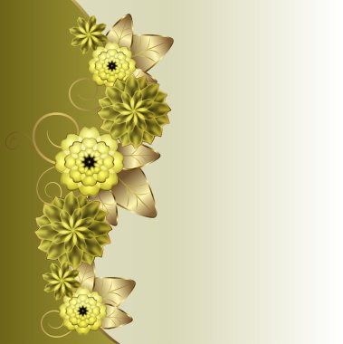 Dikey çiçek skeç