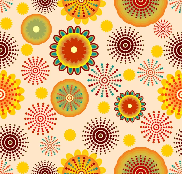 Bright fun pattern seamless summer — Stock Vector