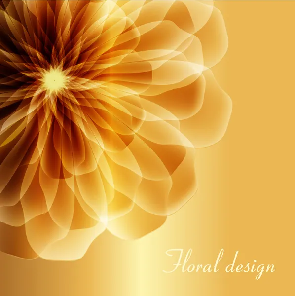 La fleur d'or — Image vectorielle