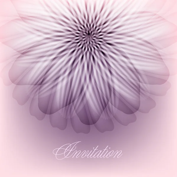 Delicate bloem in pastel kleuren — Stockvector