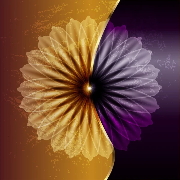 Fleur abstraite — Image vectorielle