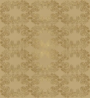 yaldızlı ile sorunsuz çiçek desenli