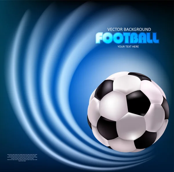 Fotbal design, fotbal — Vector de stoc