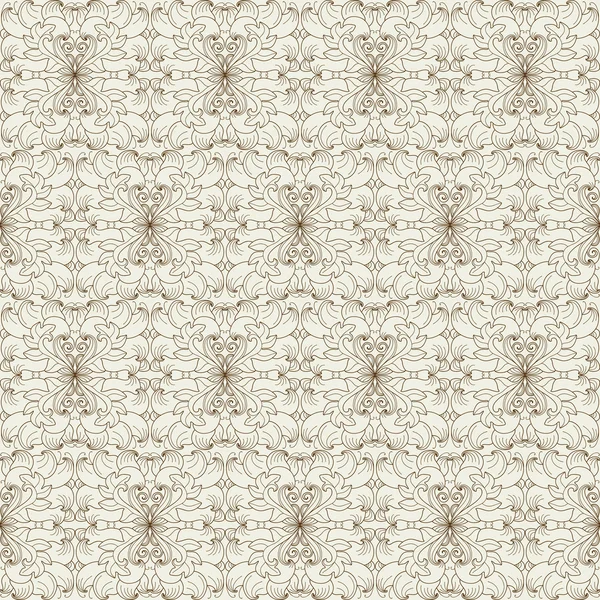 Delicate vintage naadloze bloemmotief — Stockvector