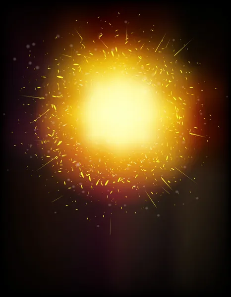 bir ışık ile kıvılcım