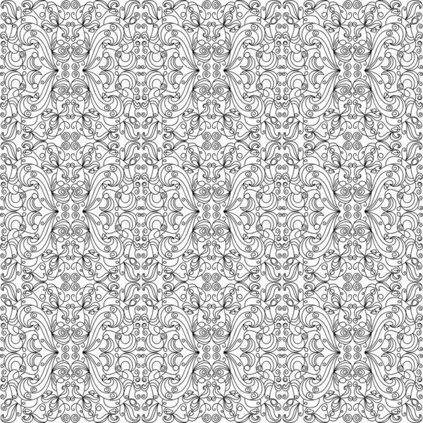 Seamless black and white pattern — Stock Vector