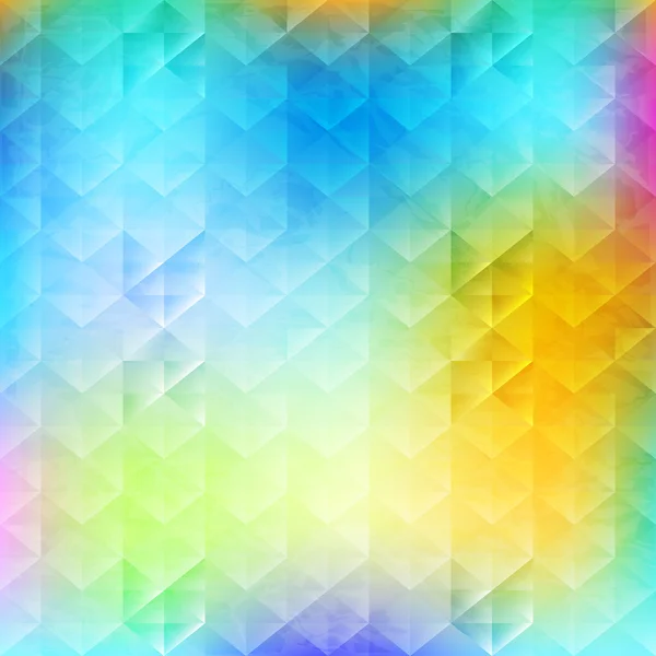 Fundo do arco-íris abstrato com padrões geométricos — Vetor de Stock
