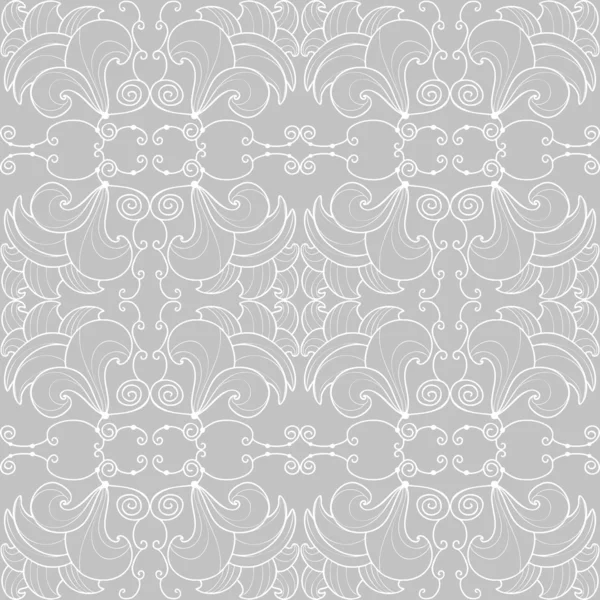 Delicate lace seamless pattern — Stock Vector