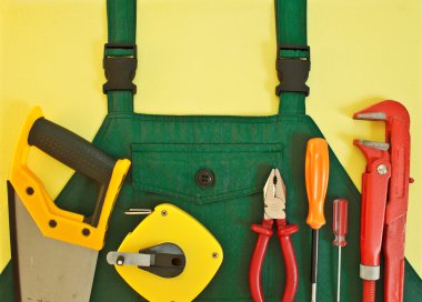 tulum ve araçlar arka plan