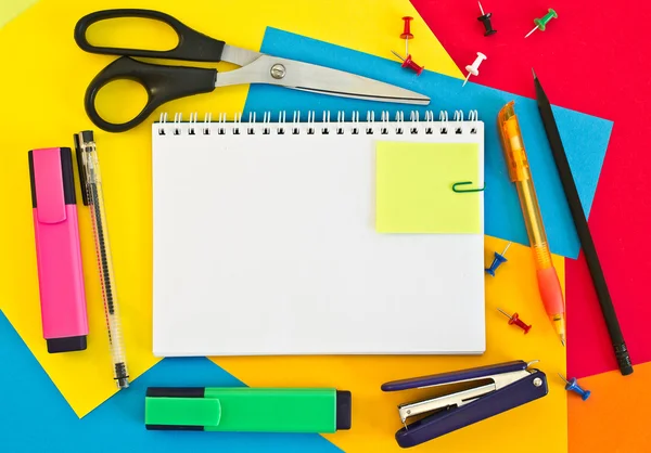 School, office and student accessories — Stock Photo, Image