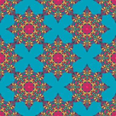 etnik tarzda parlak seamless modeli