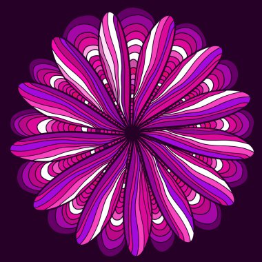 yuvarlak çiçek öğe