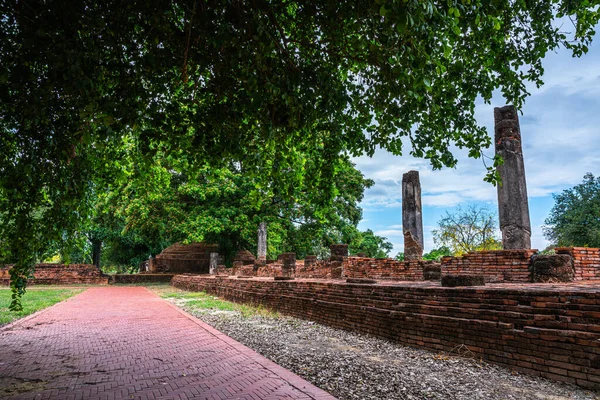 Figure Buddha Antiche Sri Sukhot Tempiale Tempiale Buddhista Antico Palazzo — Foto Stock