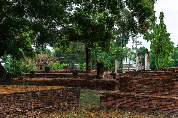 Alte Buddha Figuren Sri Sukhot Tempel Ist Ein Alter Buddhistischer — Stockfoto