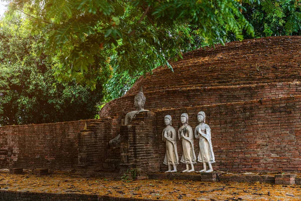 Alte Buddha Figuren Sri Sukhot Tempel Ist Ein Alter Buddhistischer — Stockfoto