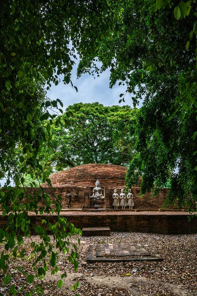 Figuras Buddha Antigo Sri Sukhot Templo Templo Budista Antigo Chan — Fotografia de Stock