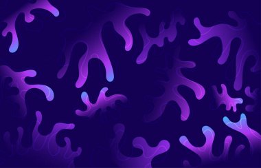 El çizimi şekil şablonu olan soyut gelecek eğilimli renk. Yumuşak ışık arkaplanı ile örtüşen tasarım. illüstrasyon vektörü