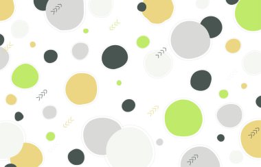 Soyut renkli karalama geometrik daire tarzı şablon dekoratif sanat. Dekoratif arkaplan. 