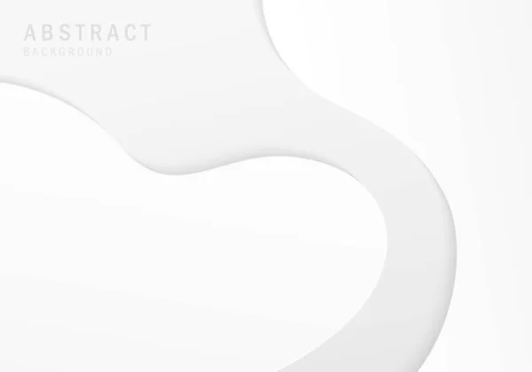 Abstract Whiet Template Gradient Design Decorative Artwork Overlapping Design Decorative — Stockvektor