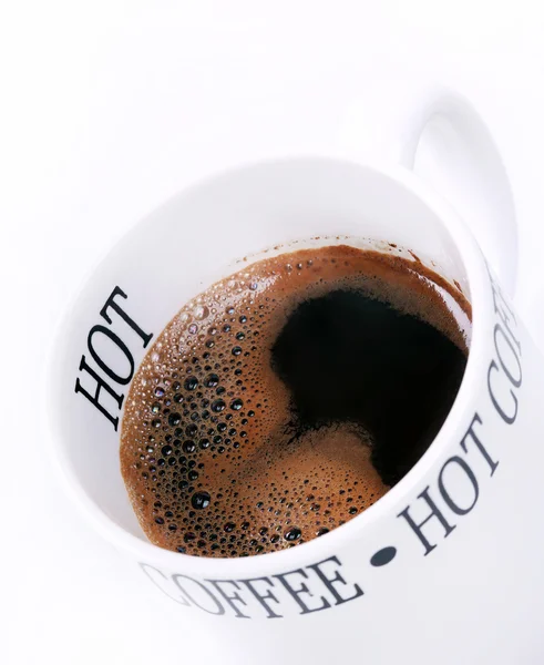 Tasse heißen Kaffee — Stockfoto