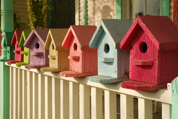 Τι χρώμα είναι το birdhouse σας — Φωτογραφία Αρχείου