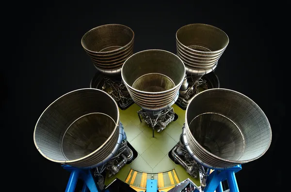 Silniki rakietowe na f-1 — Zdjęcie stockowe