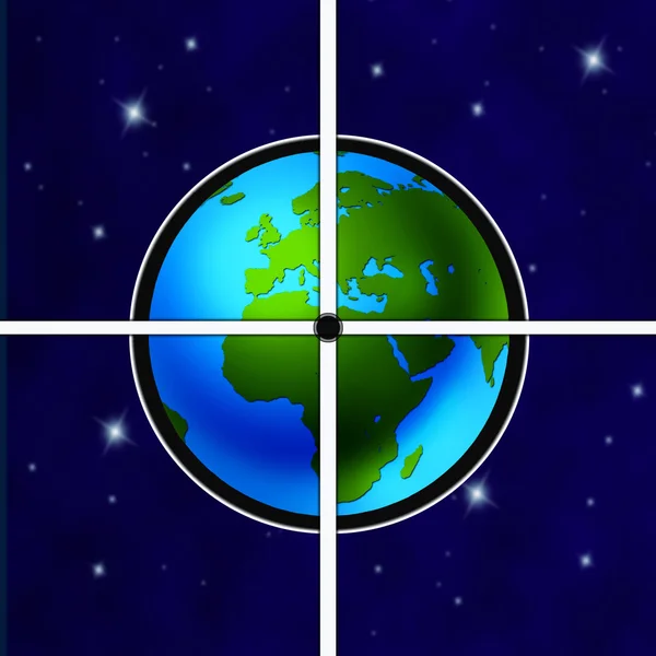 Target Earth — Stock Photo, Image