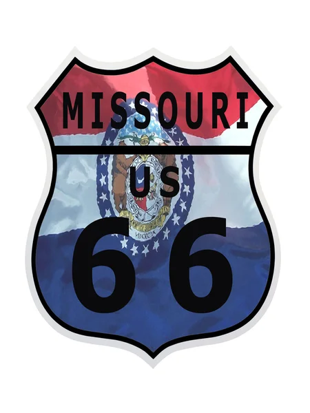 Route 66 Missouri — Stock Photo, Image