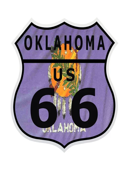 Маршрут 66 Оклахома — стокове фото