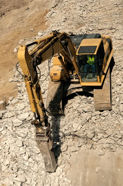 Busting Concrete — Stock Photo, Image