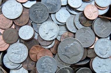 çeşitli Amerikan Doları para