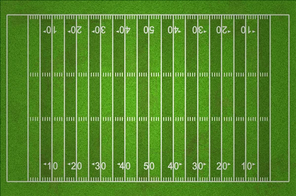 karanlık ve aydınlık çim hatları ile eski Amerikan futbol sahası