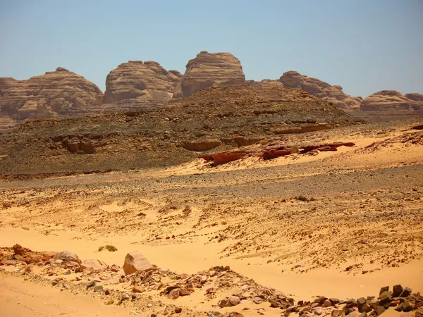 Montagne il deserto. Africa — Foto Stock