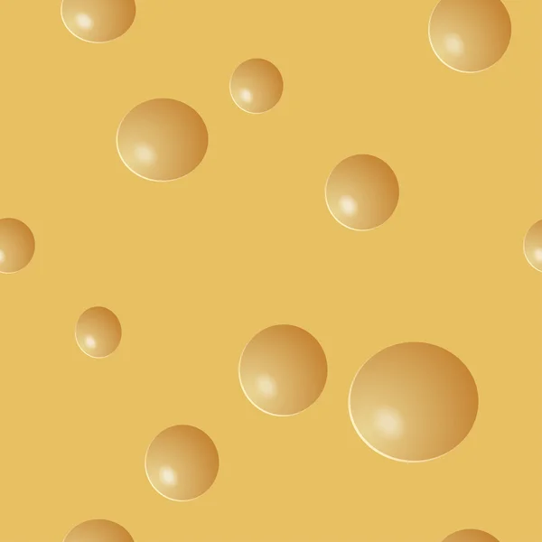 Modèle de fromage sans couture vectoriel — Image vectorielle