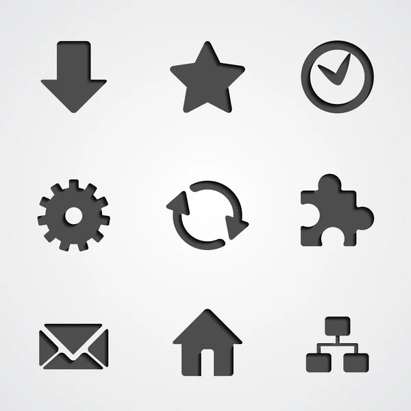 Vektor Internet Icon Sammlung — Stockvektor