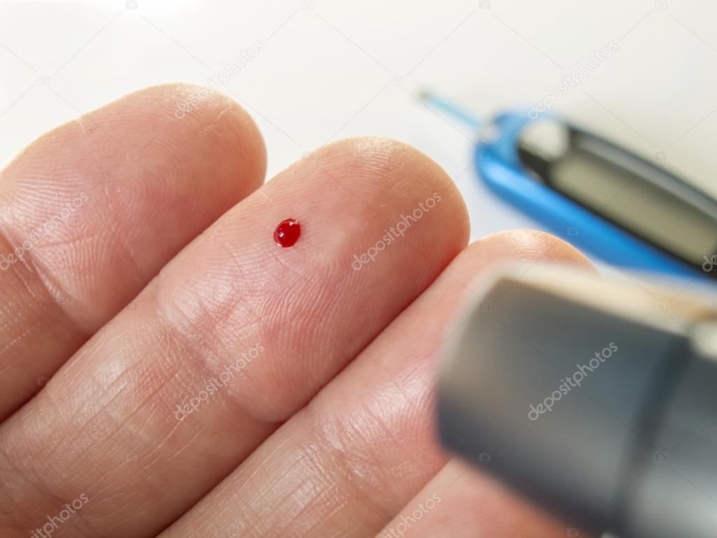 Type II Blood Sugar Testing Finger prick device