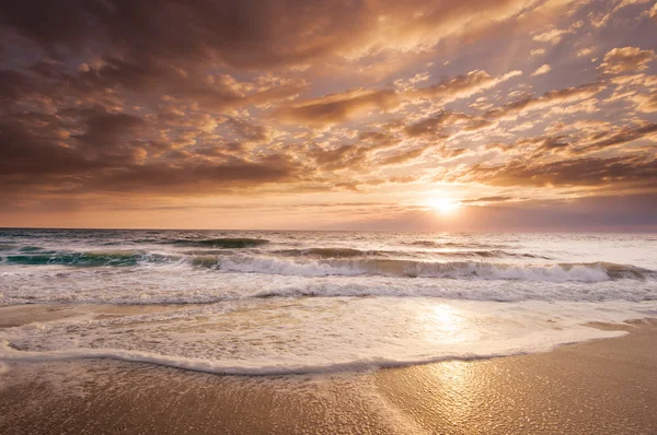Amanecer Dorado este Costa florida — Foto de Stock