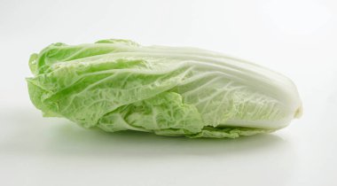 Chinese cabbage or Napa cabbage isolated on white background