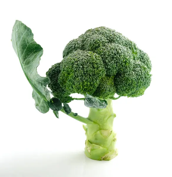 Vegetables Broccoli Cruciferous Plants Isolated White Background — Stock Fotó