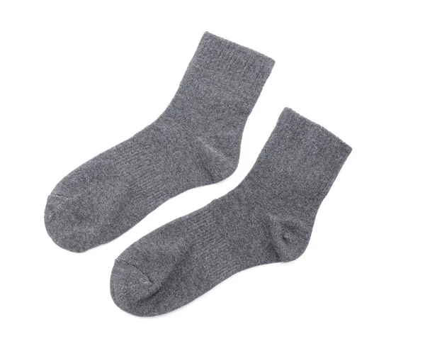 Módní Ponožky Izolované Bílém Pozadí — Stock fotografie
