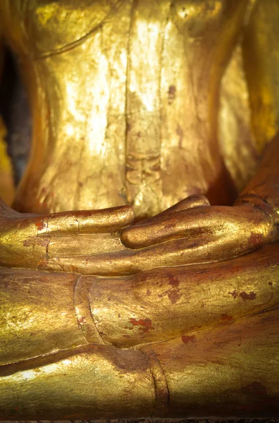 Mãos da imagem de Buda Fotografia De Stock