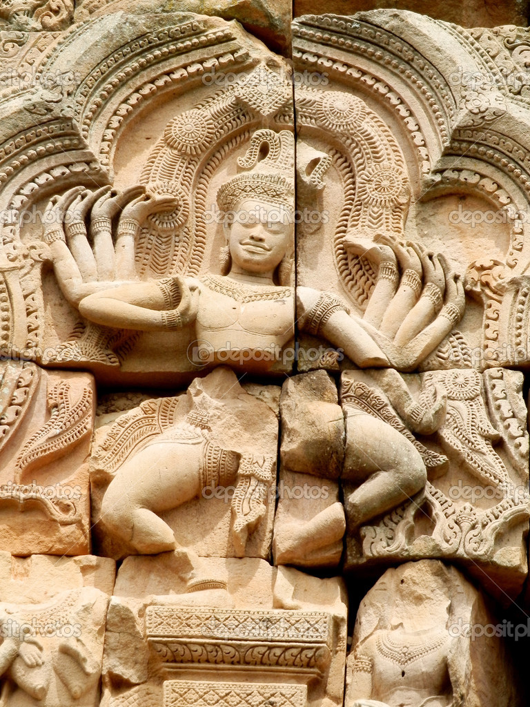 Khmer Sculpture ⬇ Stock Photo, Image by © tananchakorn 36531119