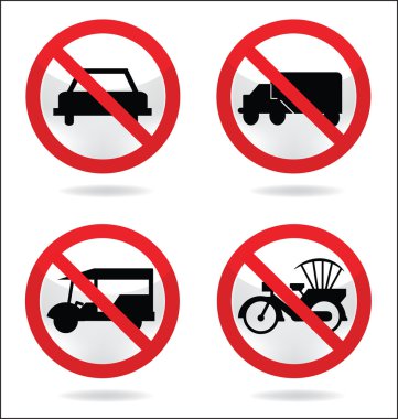 araba trafik işareti
