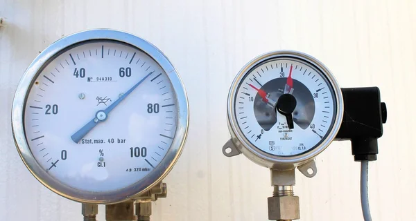 Manómetros de presión — Foto de Stock